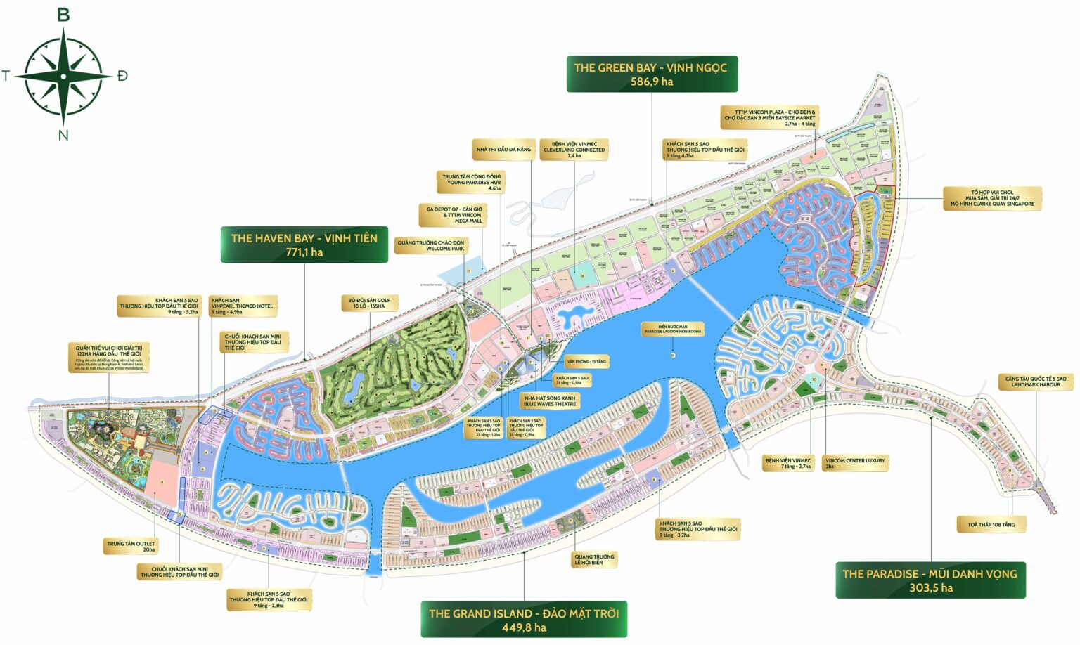 Mặt bằng Vinhomes Green Paradise Cần Giờ